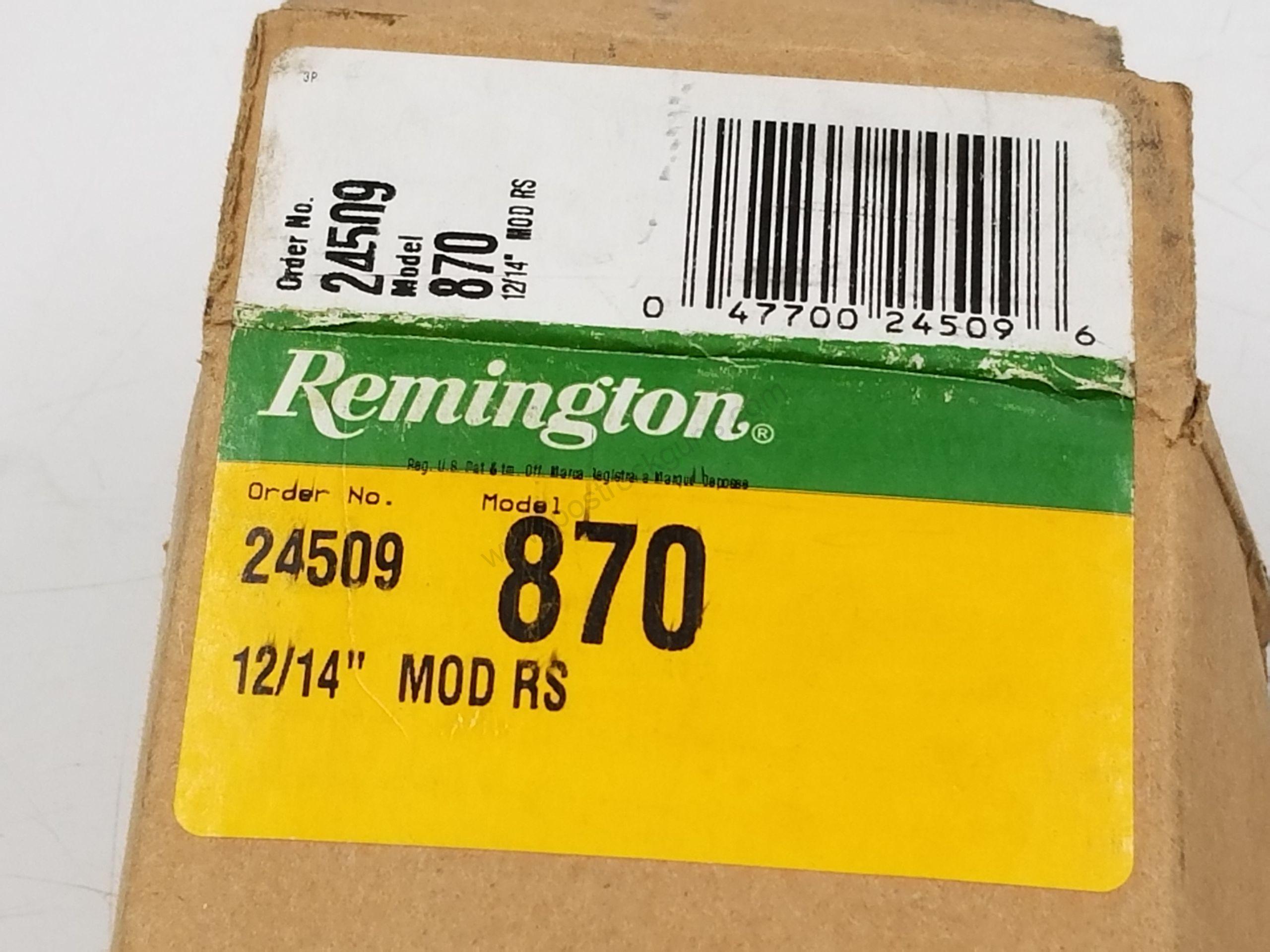 Barrels Parts & Magazines Shotguns 12ga, 12 guage Used None Required Remington