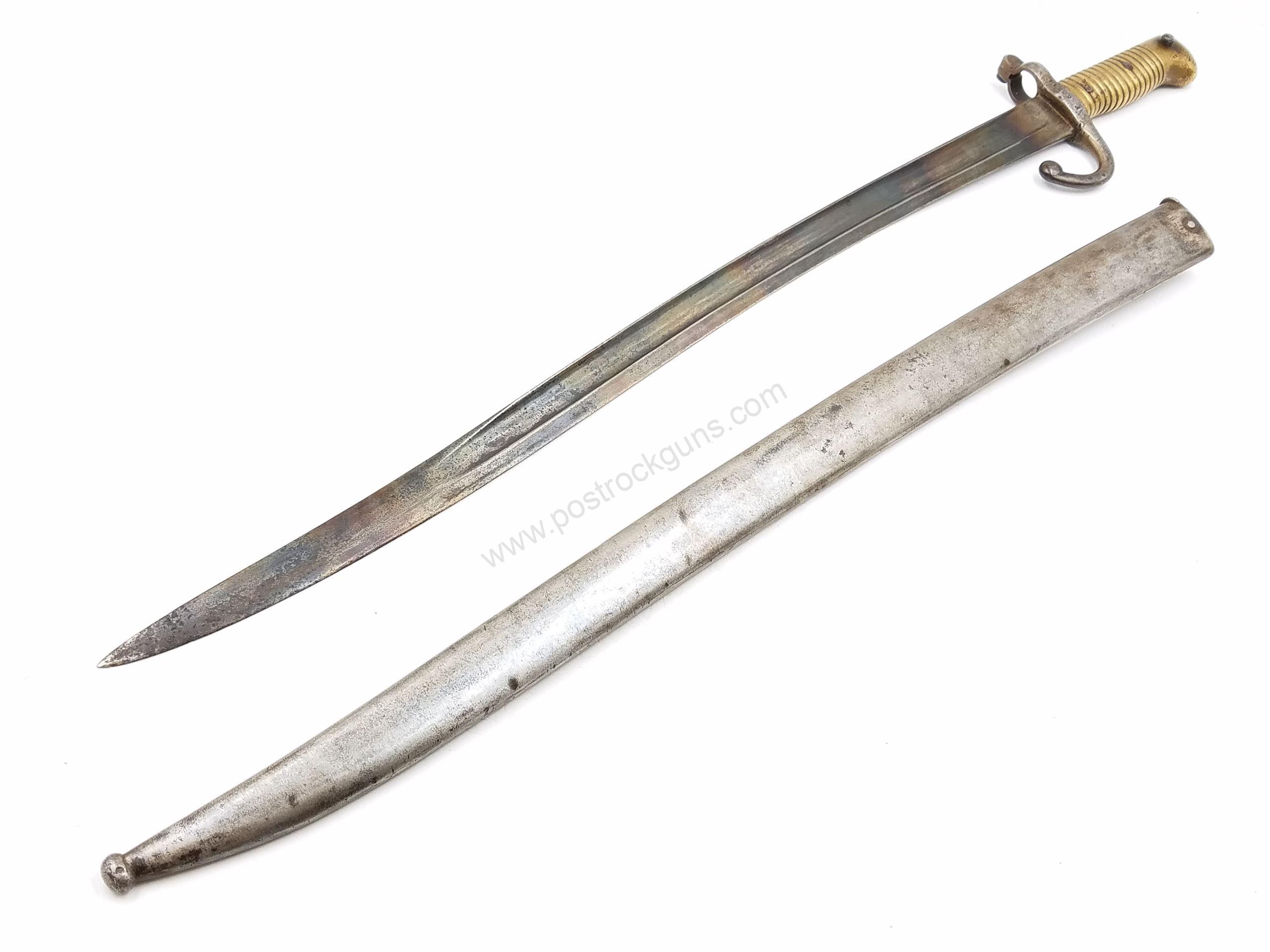 Antique No FFL Bayonets Military Parts & Magazines Antique None Required Military France