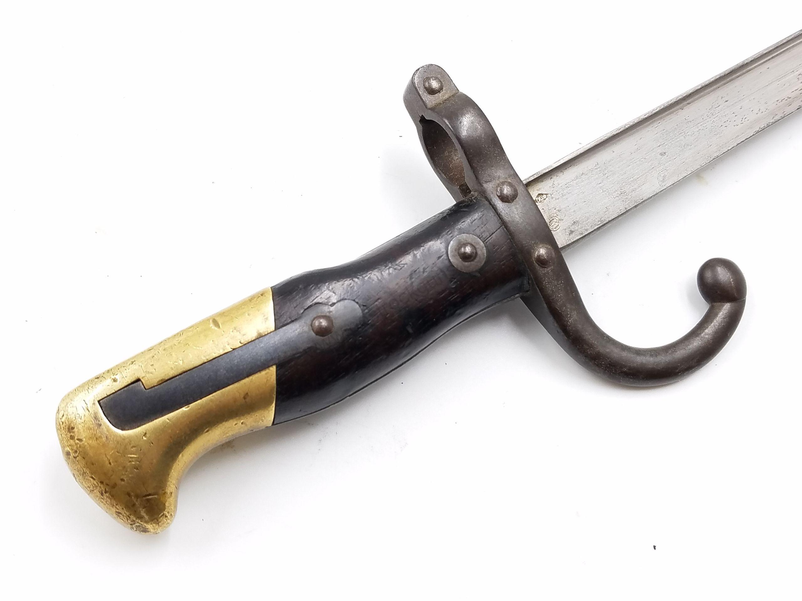 Antique No FFL Bayonets Military Parts & Magazines Used 1874 None Required Military France