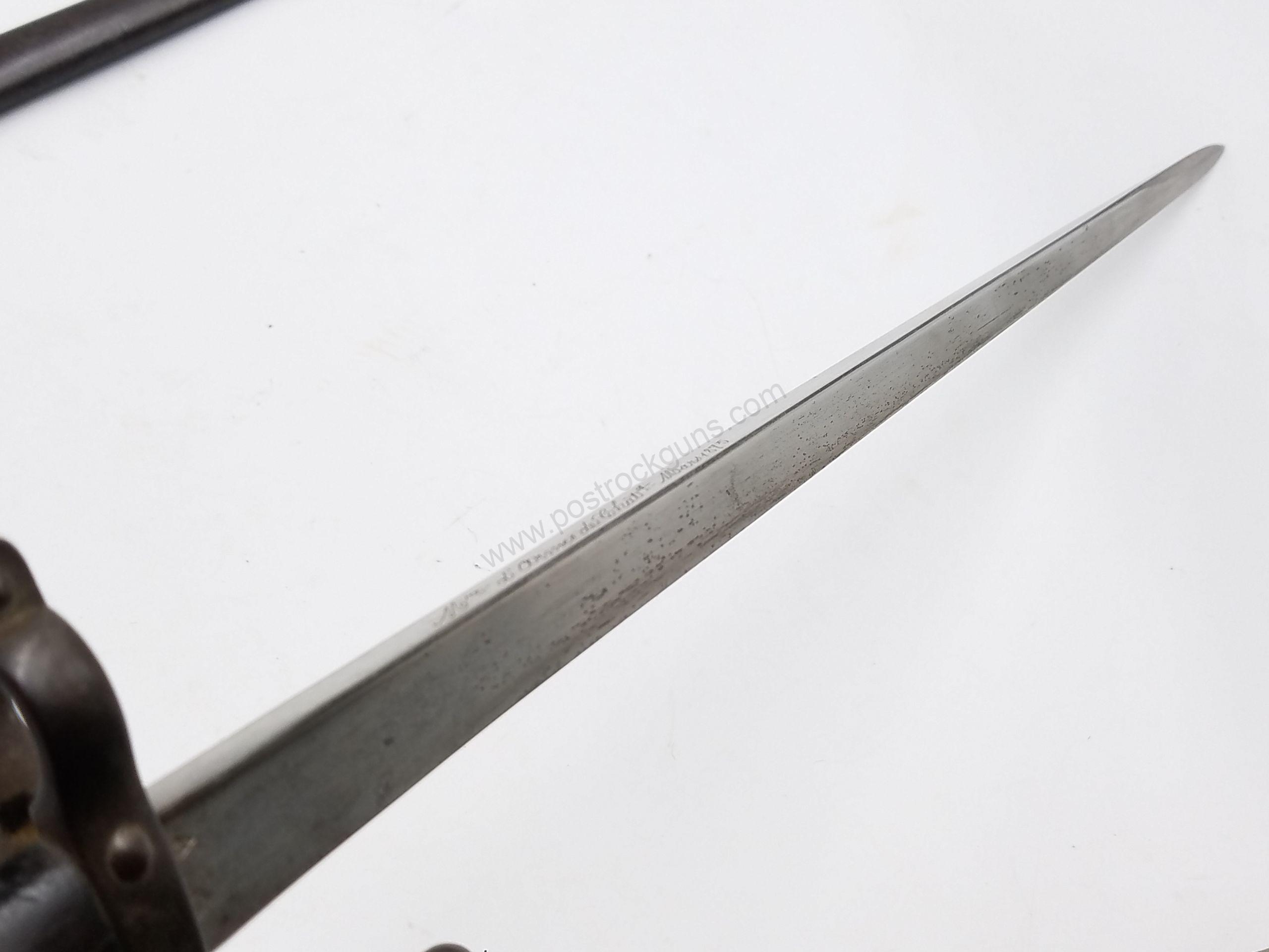 Antique No FFL Bayonets Military Parts & Magazines Used 1874 None Required Military France