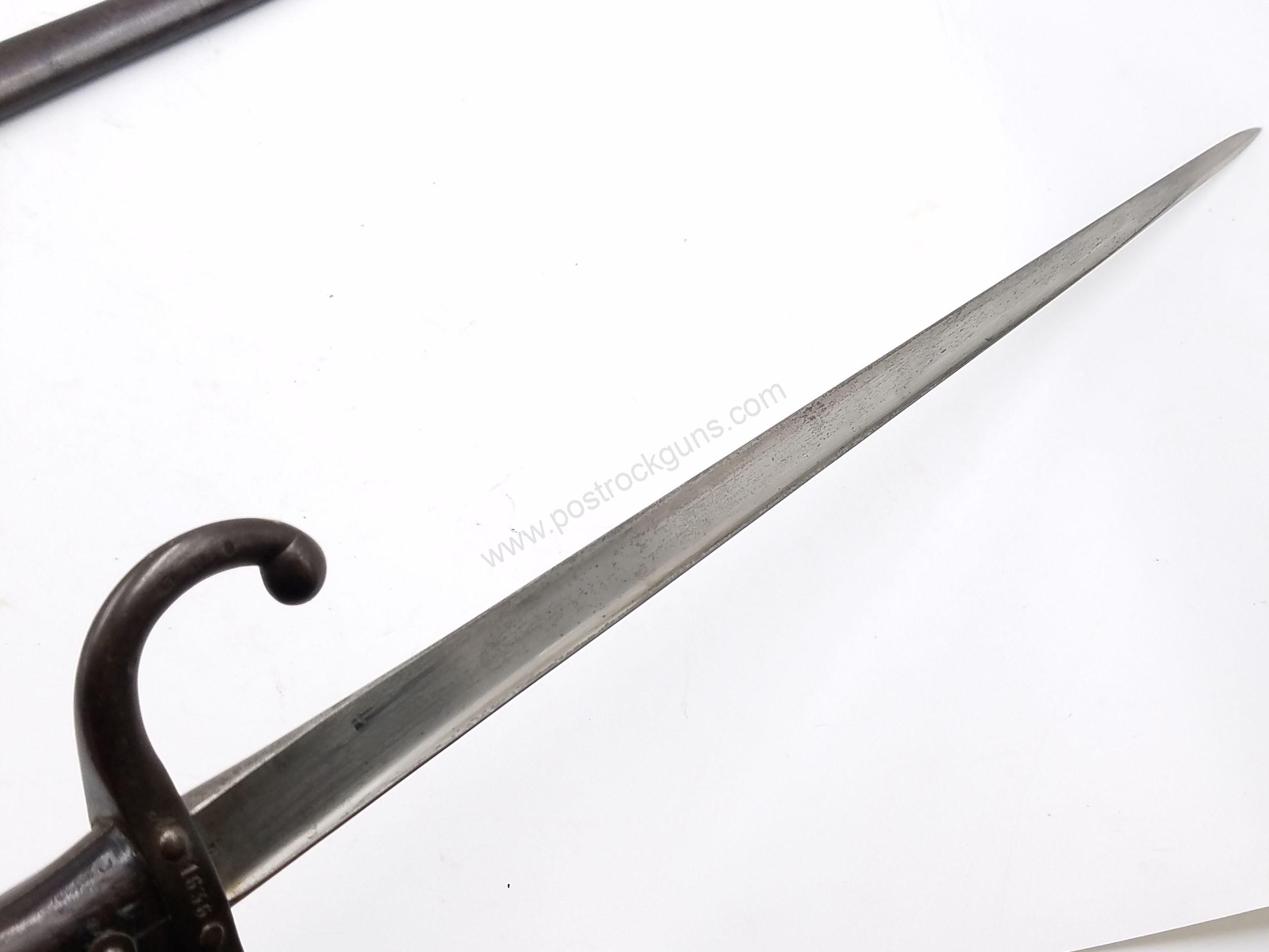 Antique No FFL Bayonets Military Parts & Magazines Used 1874 None Required Military France