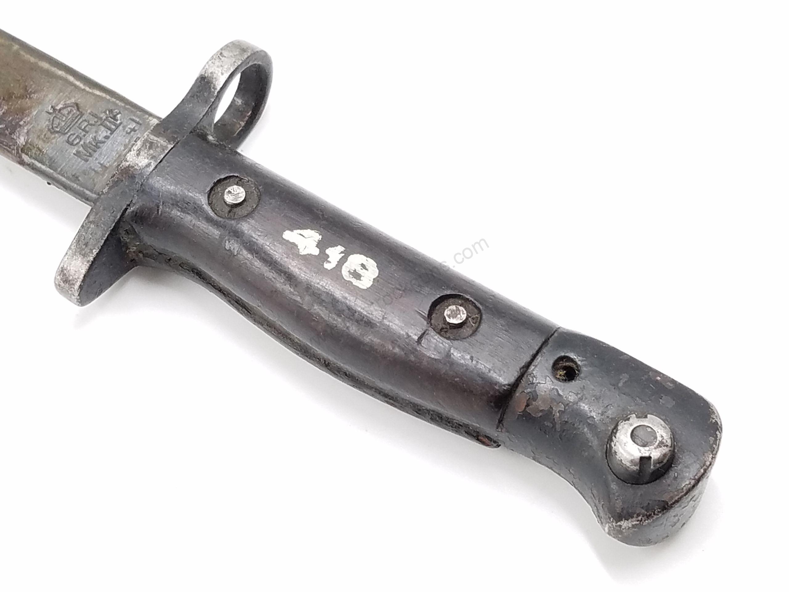 British Enfield MKII Indian Bayonet w/ Matching Scabbard - Image 6