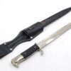 WW2 German 98K original bayonet w/ Scabbard & Leather Frog - Image 7