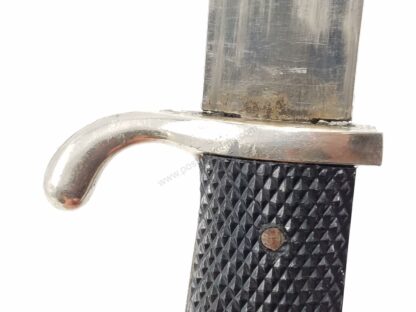 WW2 German 98K original bayonet w/ Scabbard & Leather Frog - Image 10