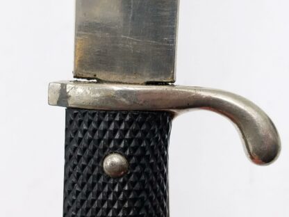 WW2 German 98K original bayonet w/ Scabbard & Leather Frog - Image 11