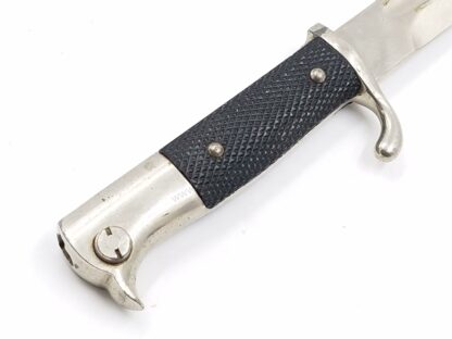 WW2 German 98K original bayonet w/ Scabbard & Leather Frog - Image 16