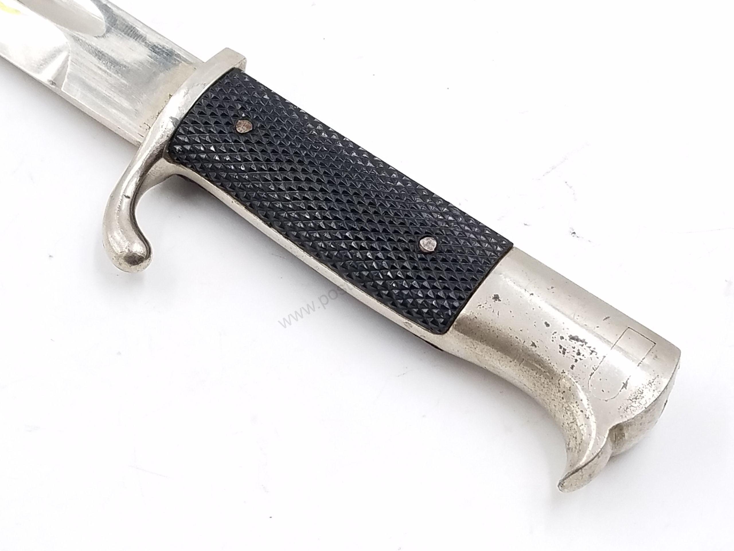 WW2 German 98K original bayonet w/ Scabbard & Leather Frog - Image 17