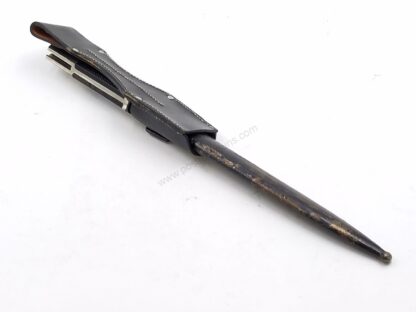 WW2 German 98K original bayonet w/ Scabbard & Leather Frog - Image 20