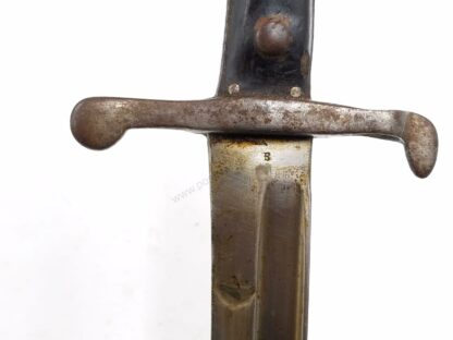 Portuguese 1885 Bayonet w/ Scabbard - Image 3