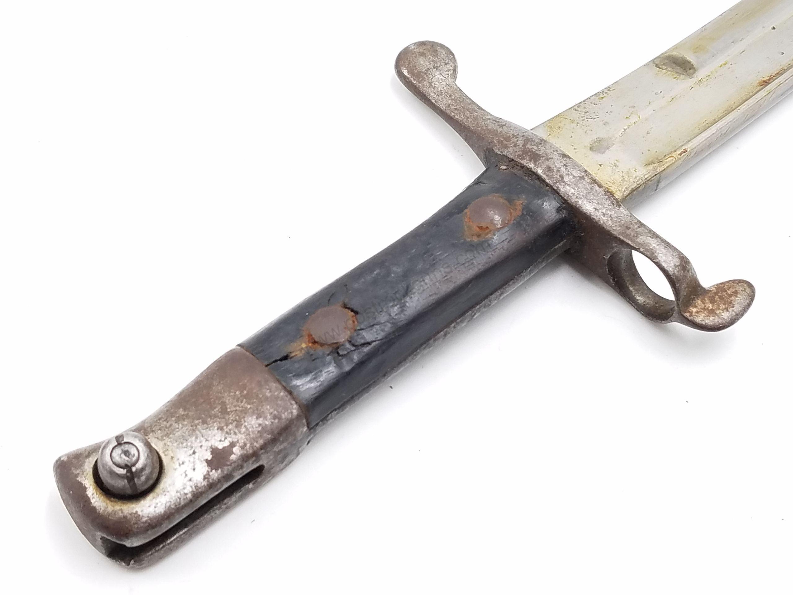 Portuguese 1885 Bayonet w/ Scabbard - Image 5