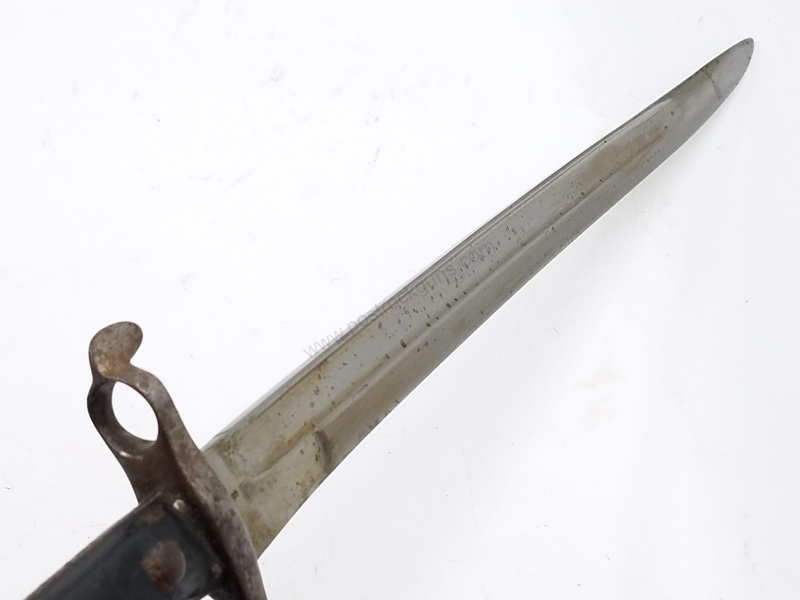 Portuguese 1885 Bayonet w/ Scabbard - Image 12