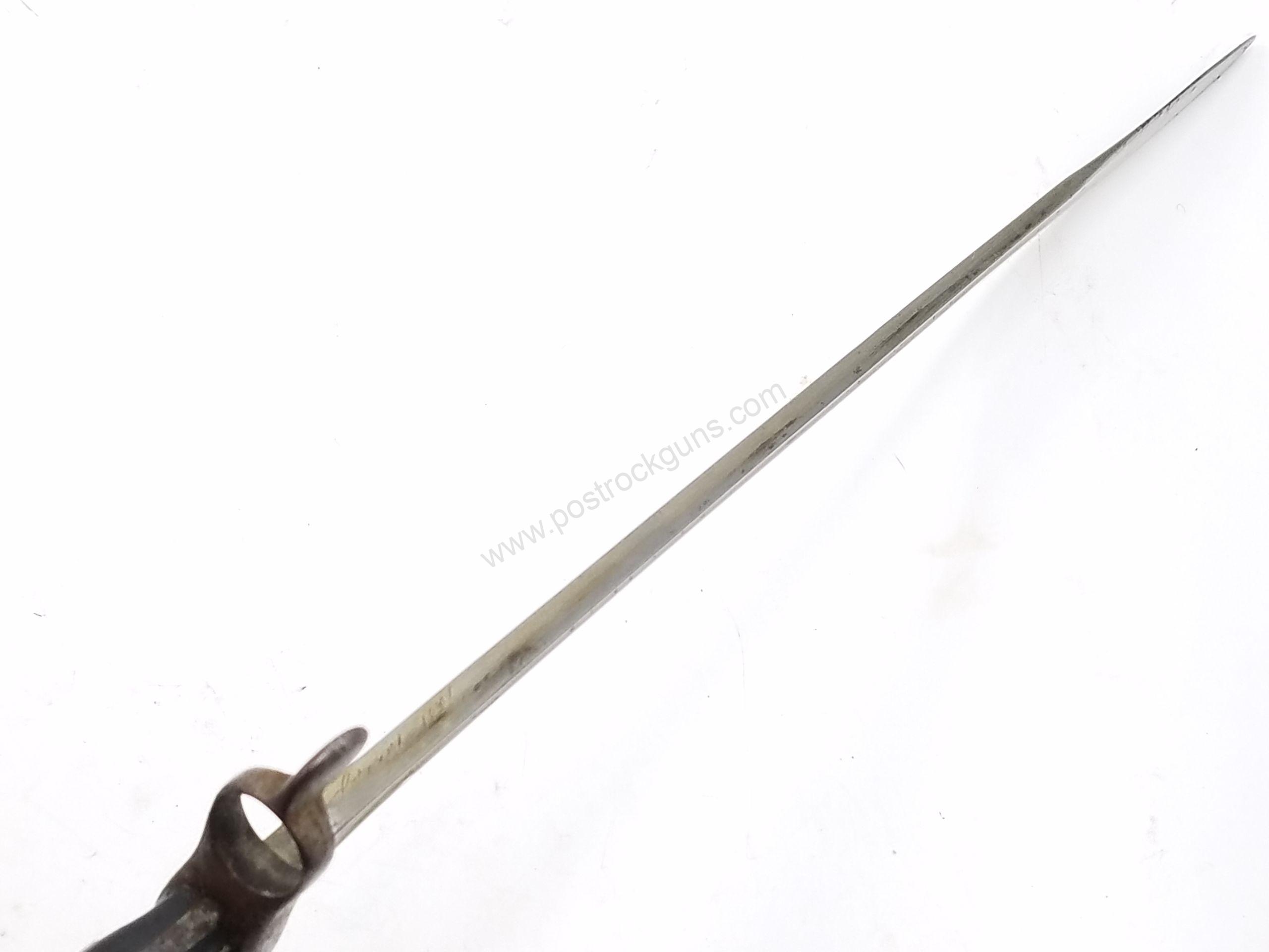 Portuguese 1885 Bayonet w/ Scabbard - Image 14