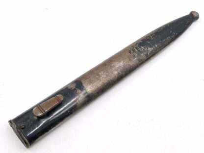 German Fireman's Eickhorn mfg. Saw Back Bayonet & Scabbard - Image 14