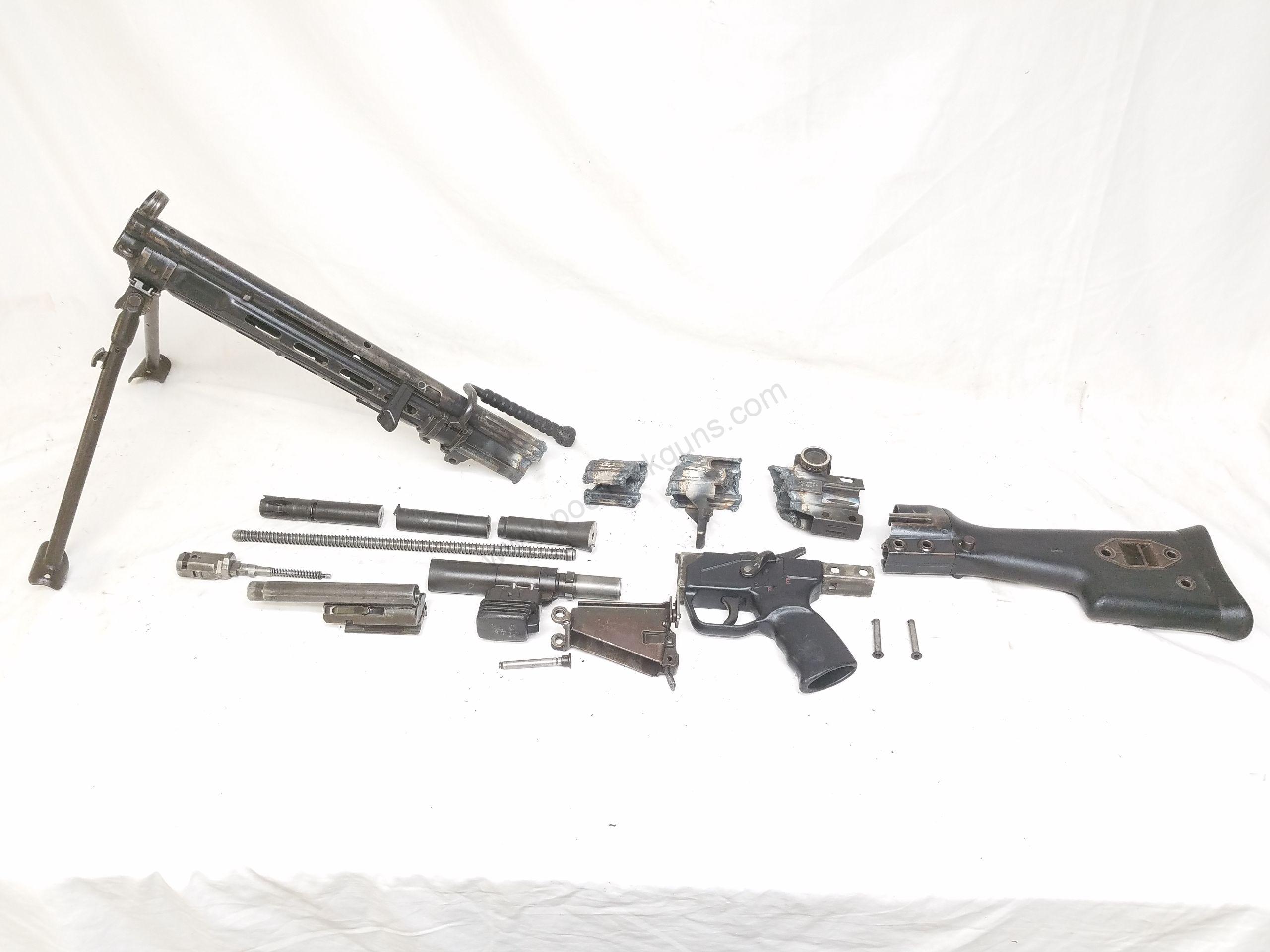 Class III Military Modern Parts Parts & Magazines 7.62x51, 308 Used None Required H&K Heckler & Koch Military Germany