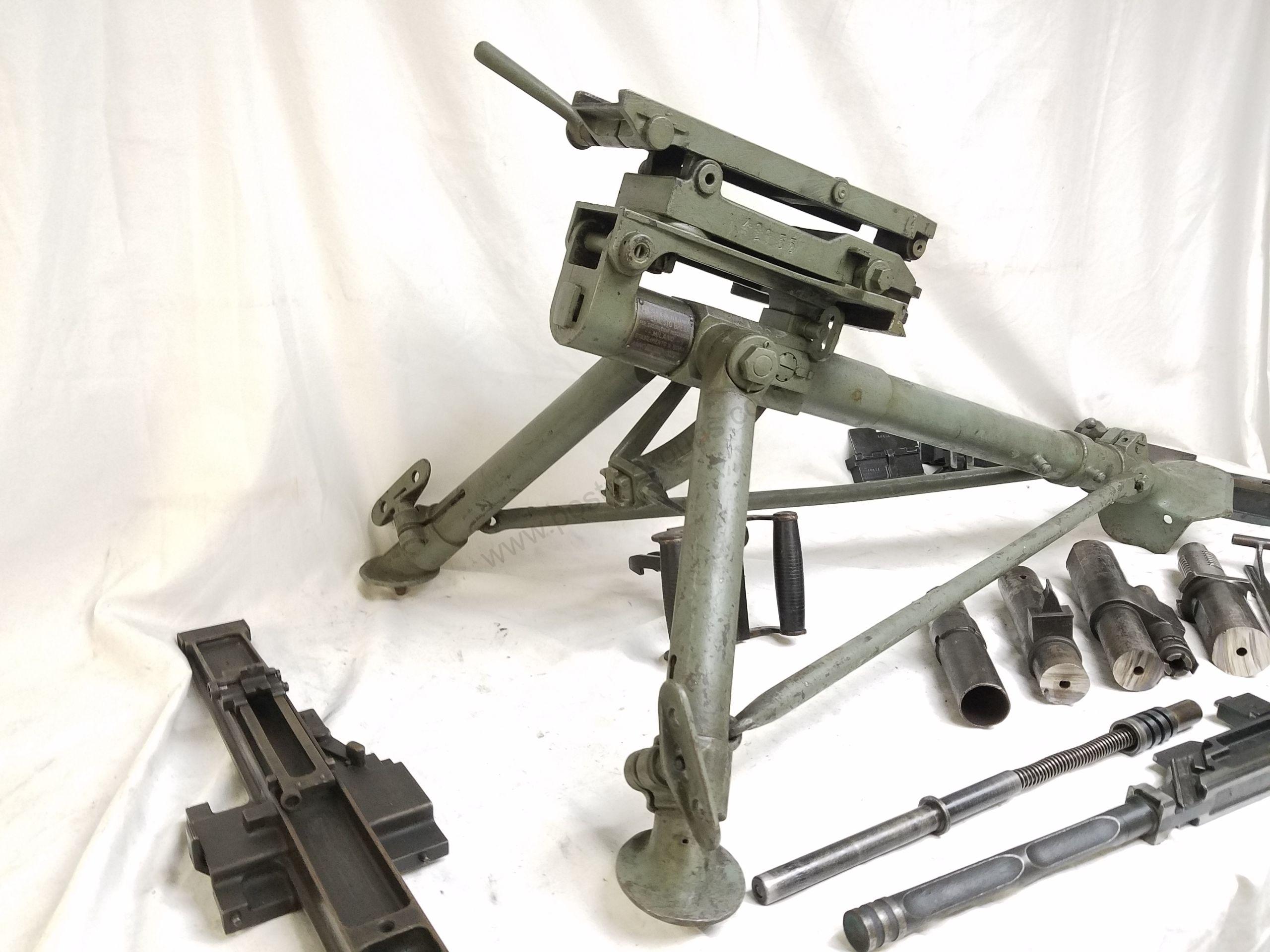 Breda M37 8×59mmRB Breda Machine Gun Cut/ Decommissioned Parts Kit w/ Tri-Pod. Rare! - Image 48