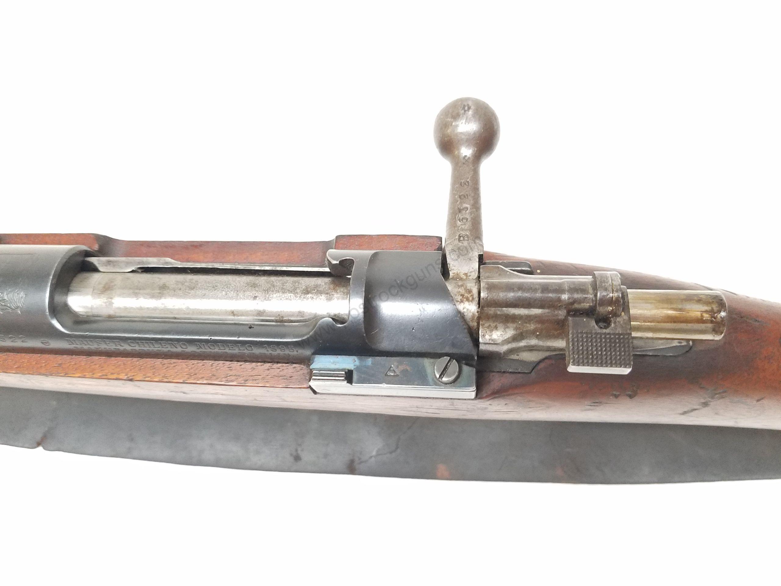 Loewe Berlin 1895 Mauser 7x57mm Rifle w/ all matching SN's & Leather Sling - Image 26