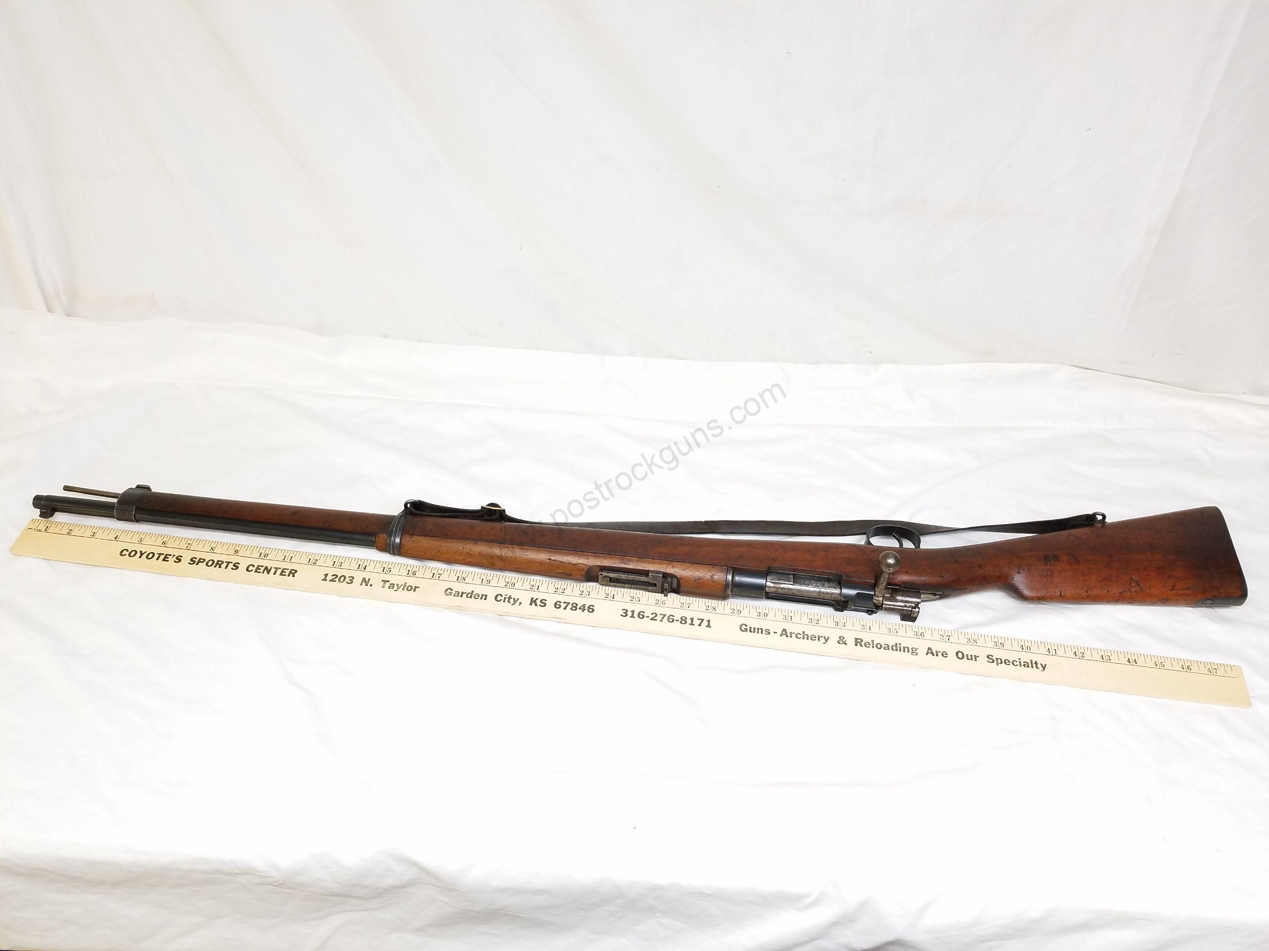 Loewe Berlin 1895 Mauser 7x57mm Rifle w/ all matching SN's & Leather Sling - Image 27