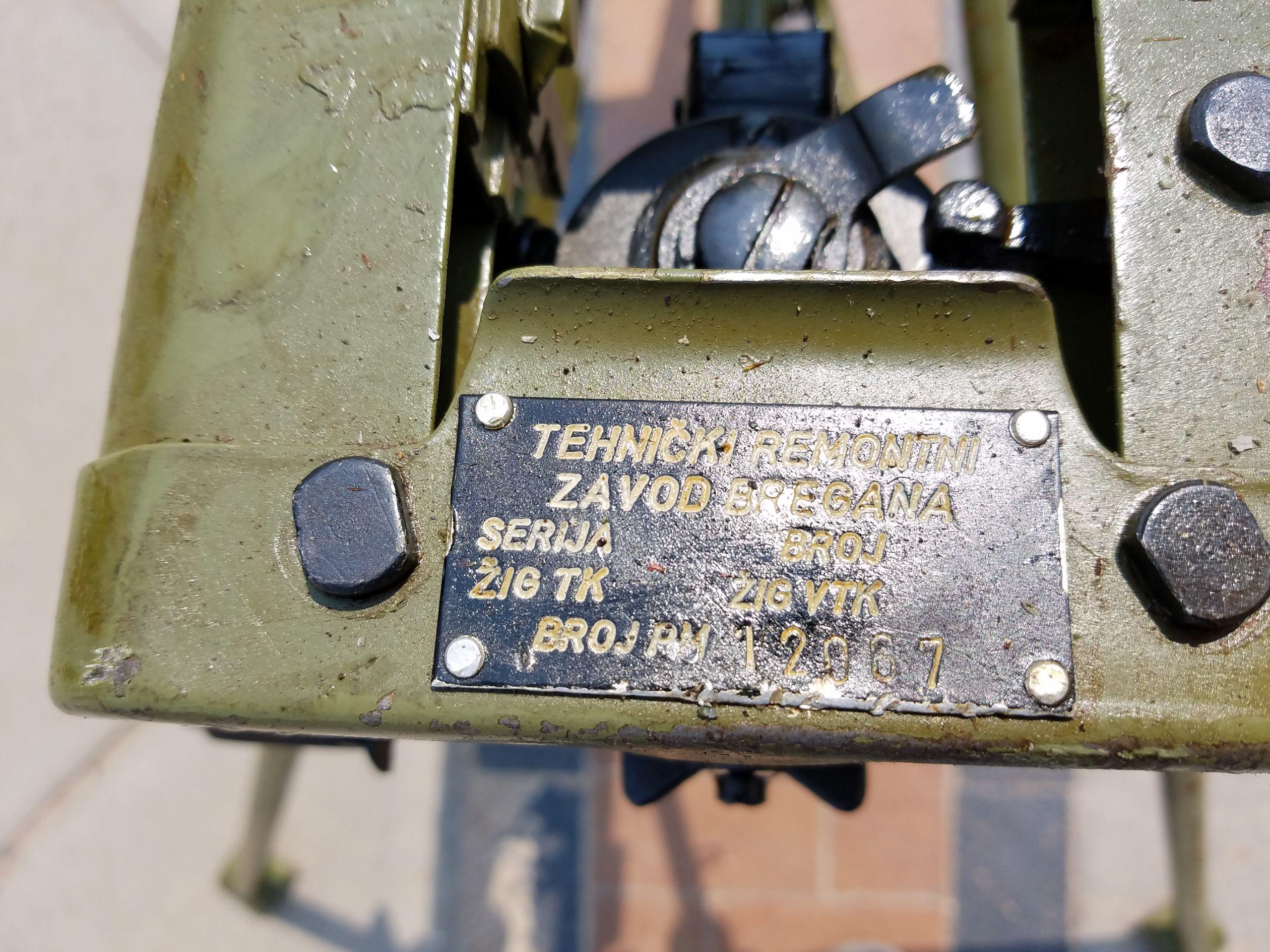 WWII Era Lefette Ground Tri-Pod for MG42 & Yugo M53 - Image 3