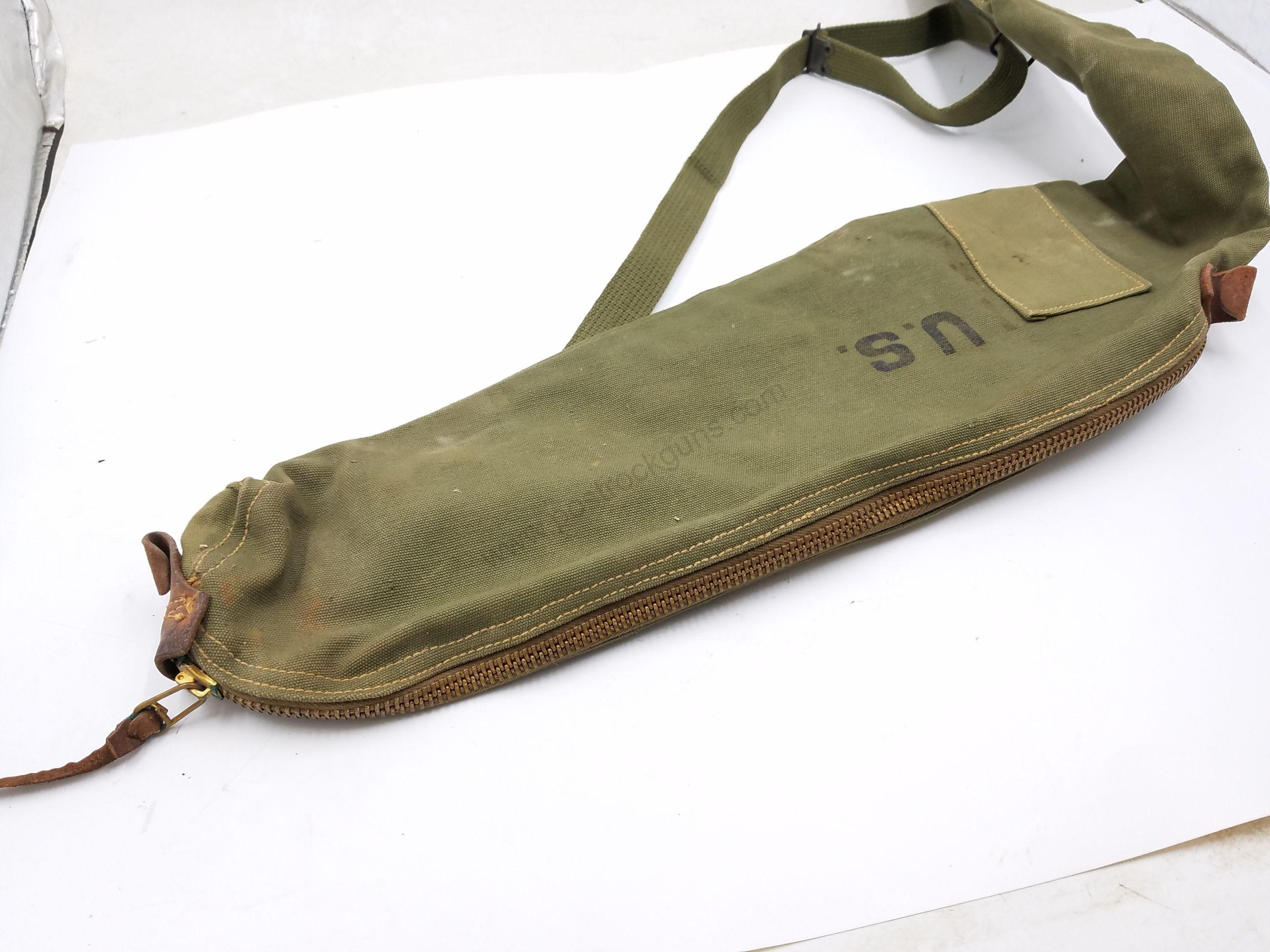 USGI M1 Carbine M1C Carry Case original WW2 dated 1944 MD mfg. - Image 7