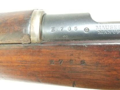 Loewe Berlin 1895 Mauser 7x57mm Rifle w/ all matching SN’s - Image 13