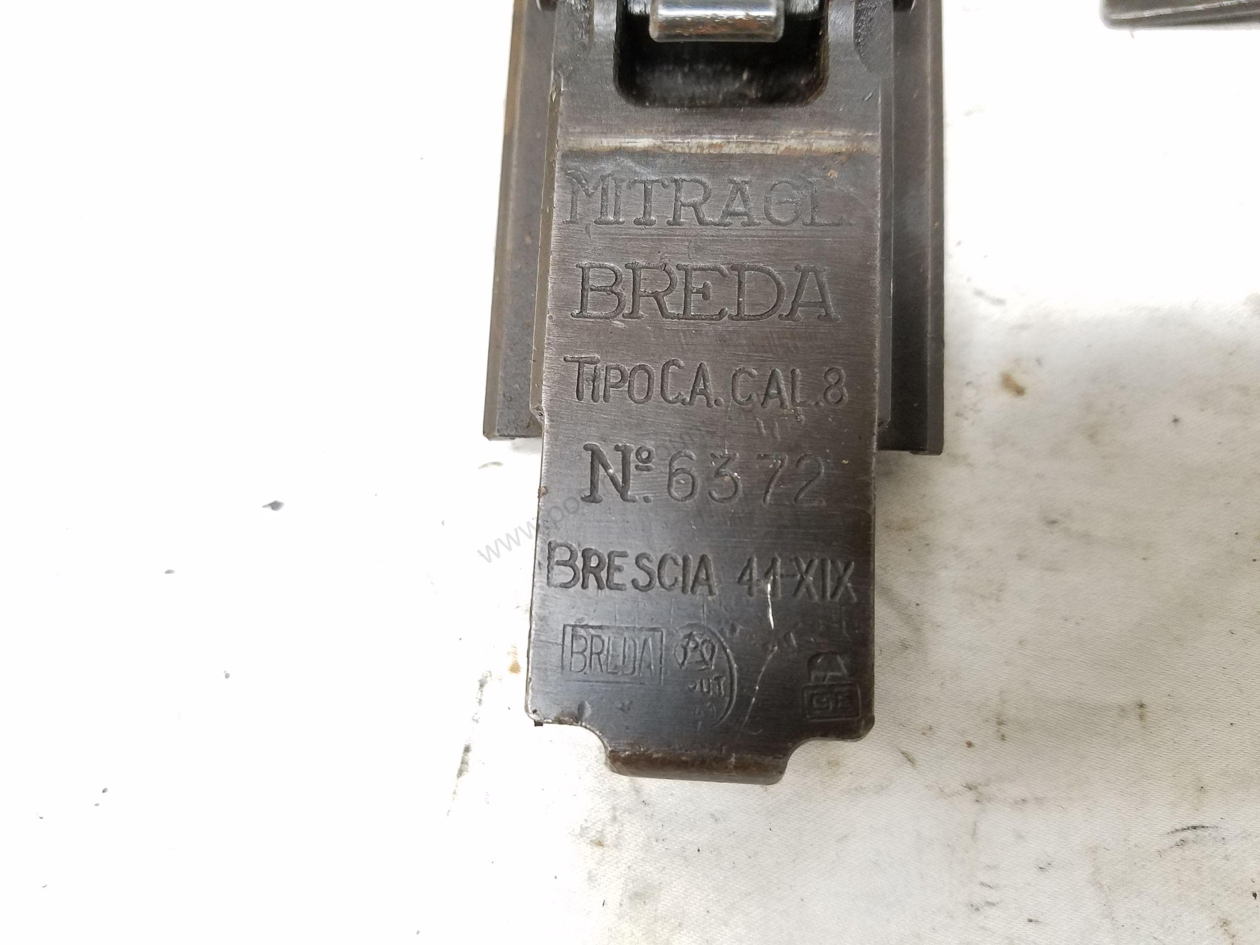 Breda M38 8×59mmRB Tank Heavy Machine Gun Cut/ Decommissioned Parts Kit. Rare! - Image 5