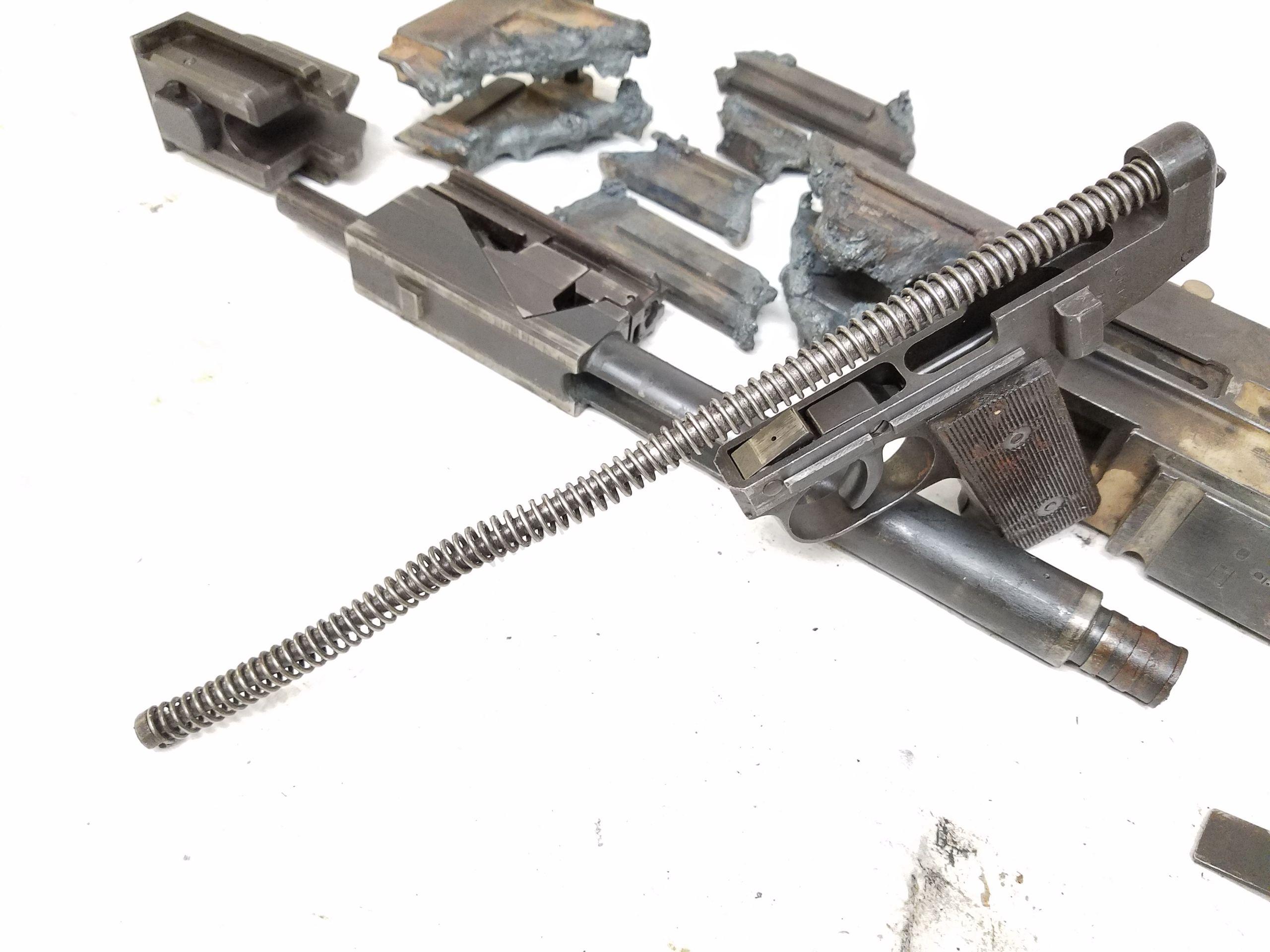 Breda M38 8×59mmRB Tank Heavy Machine Gun Cut/ Decommissioned Parts Kit. Rare! - Image 17