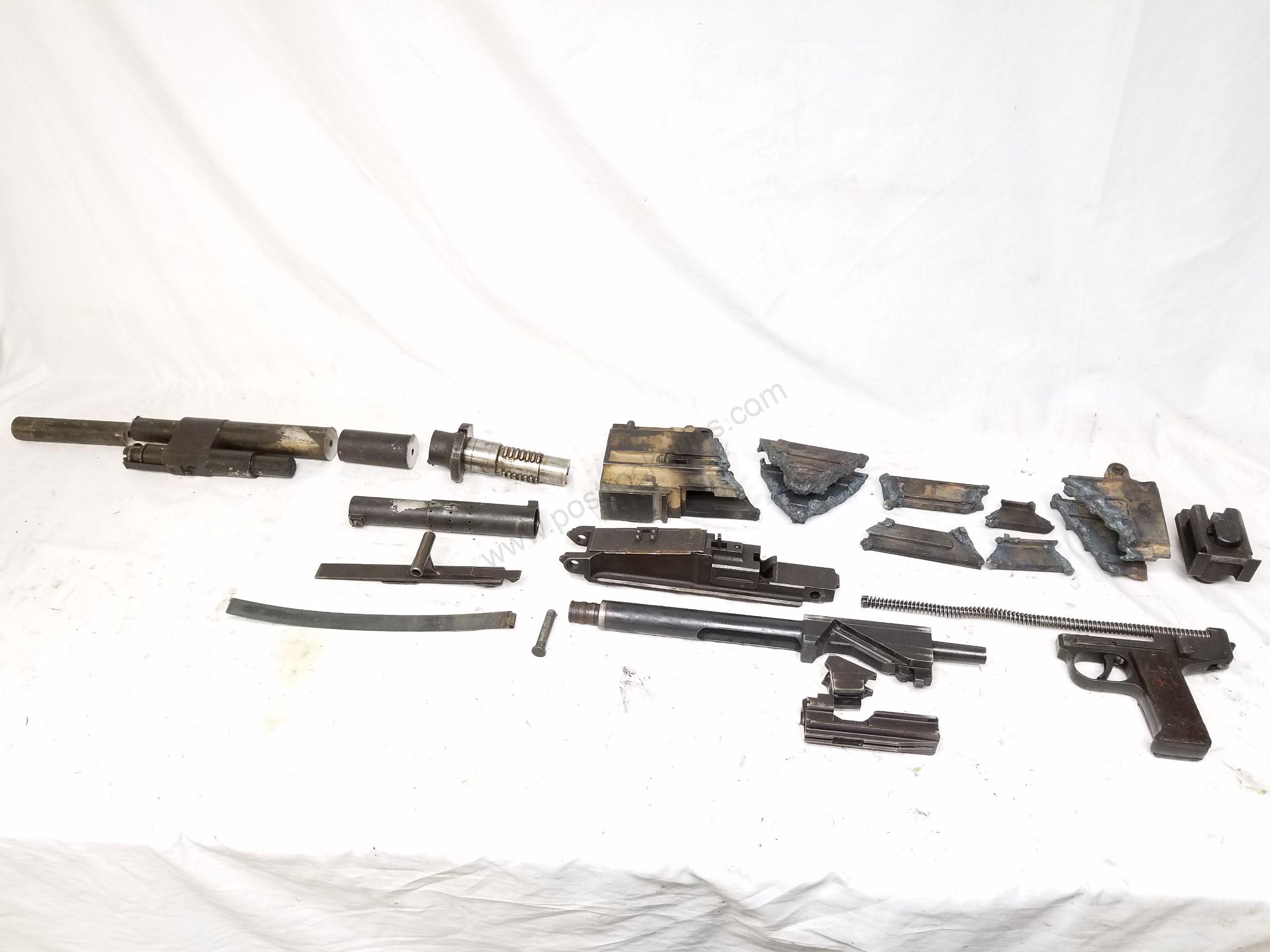 Breda M38 8×59mmRB Tank Heavy Machine Gun Cut/ Decommissioned Parts Kit. Rare! - Image 50