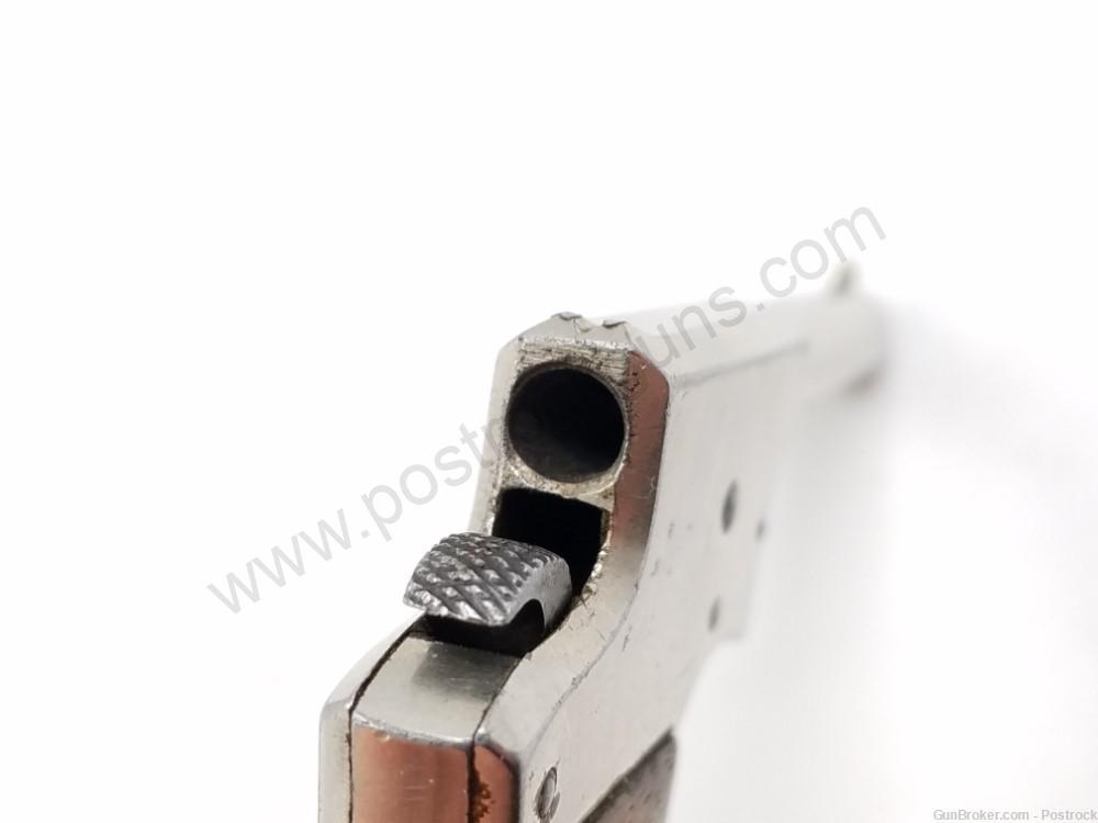 Remington Vest Pocket Saw Handle 22 short Single Shot Pistol w/ Nickel Finish. Made between 1865-1888 - Image 12