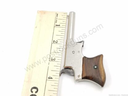 Remington Vest Pocket Saw Handle 22 short Single Shot Pistol w/ Nickel Finish. Made between 1865-1888 - Image 13