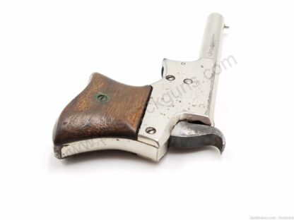 Remington Vest Pocket Saw Handle 22 short Single Shot Pistol w/ Nickel Finish. Made between 1865-1888 - Image 5