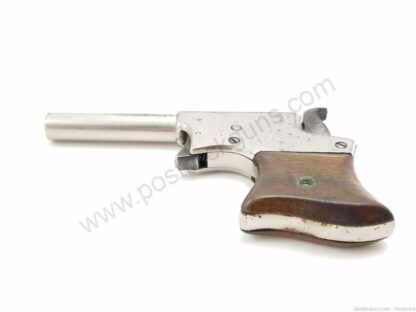 Remington Vest Pocket Saw Handle 22 short Single Shot Pistol w/ Nickel Finish. Made between 1865-1888 - Image 9