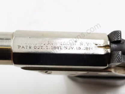 Remington Vest Pocket Saw Handle 41 rimfire short Single Shot Pistol w/ Nickel Finish - Image 12