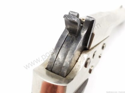 Remington Vest Pocket Saw Handle 41 rimfire short Single Shot Pistol w/ Nickel Finish - Image 9
