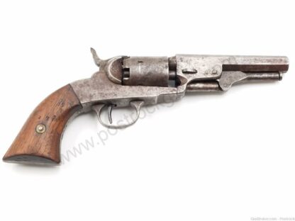 Hopkins & Allen Dictator 31cal Percussion Black Powder Revolver w/ Octagon Barrel & Engraved 5 shot Cylinder - Image 2