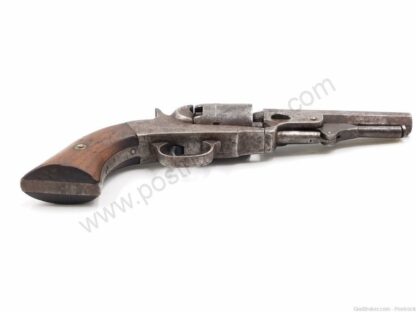 Hopkins & Allen Dictator 31cal Percussion Black Powder Revolver w/ Octagon Barrel & Engraved 5 shot Cylinder - Image 6