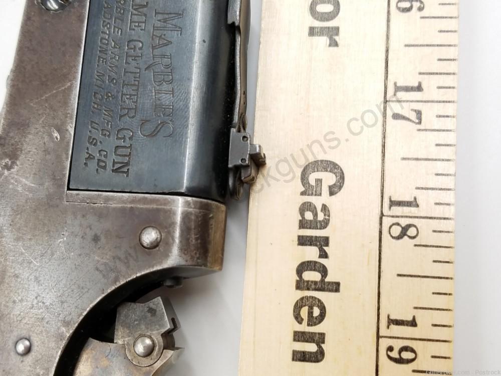 Marble's Game Getter 22/ 410 combo Rifle/ Shotgun 18" w/ Blued Finish. Barrels are 18 inches - Image 10