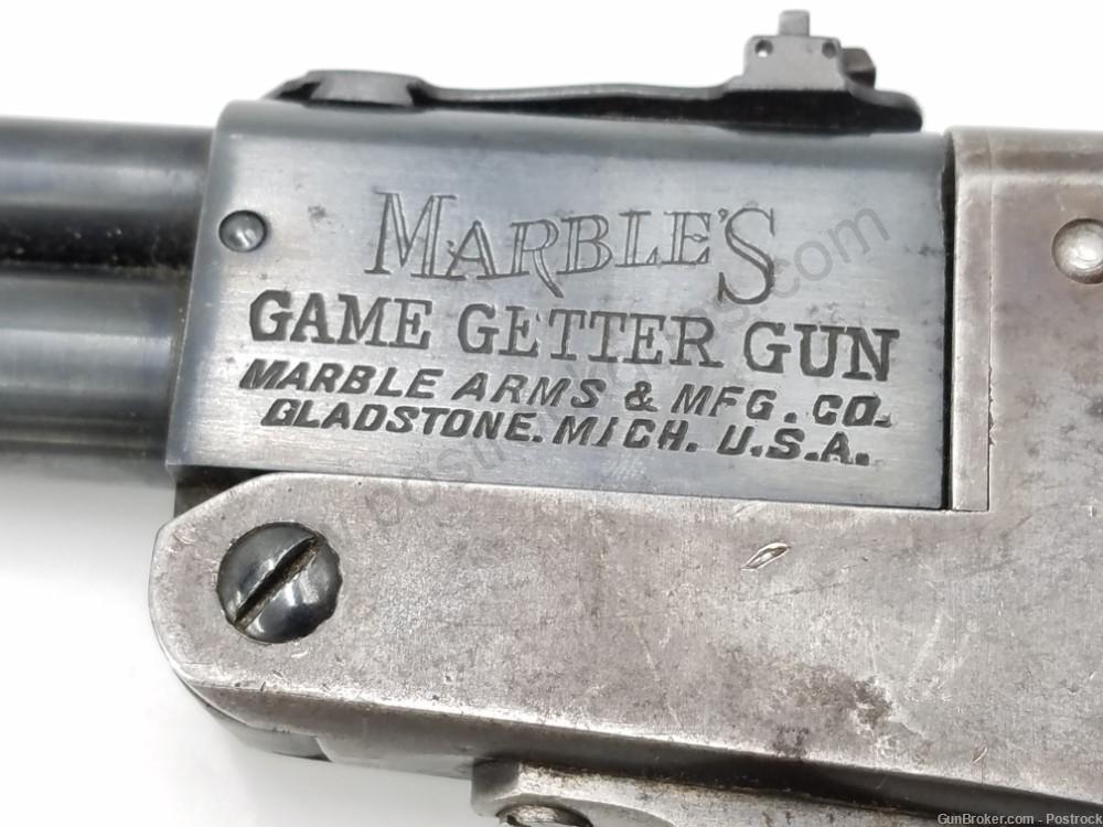 Marble's Game Getter 22/ 410 combo Rifle/ Shotgun 18" w/ Blued Finish. Barrels are 18 inches - Image 3