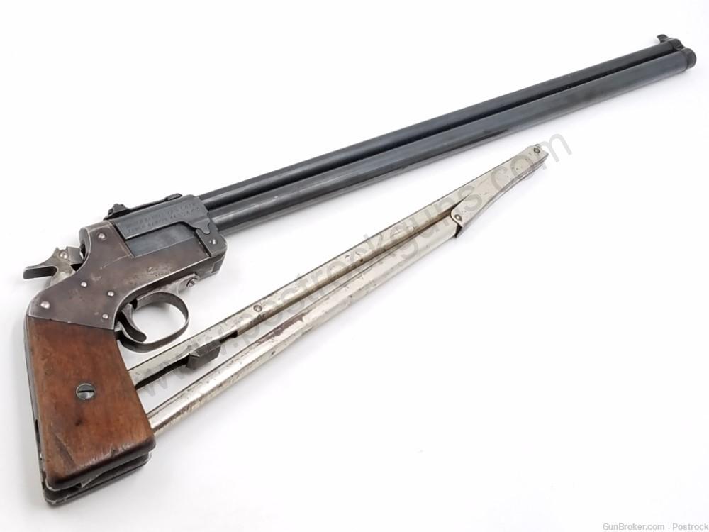 Marble's Game Getter 22/ 410 combo Rifle/ Shotgun 18" w/ Blued Finish. Barrels are 18 inches - Image 5