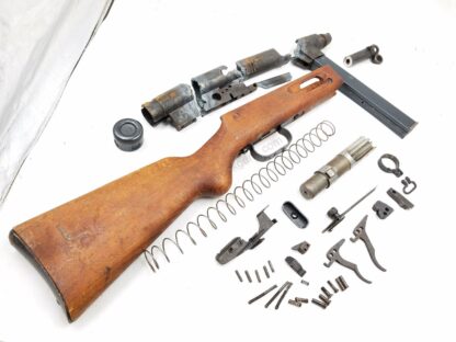 Beretta model 38/44 9mm decommissioned submachine gun parts kit w/ one 30rd magazine - Image 15
