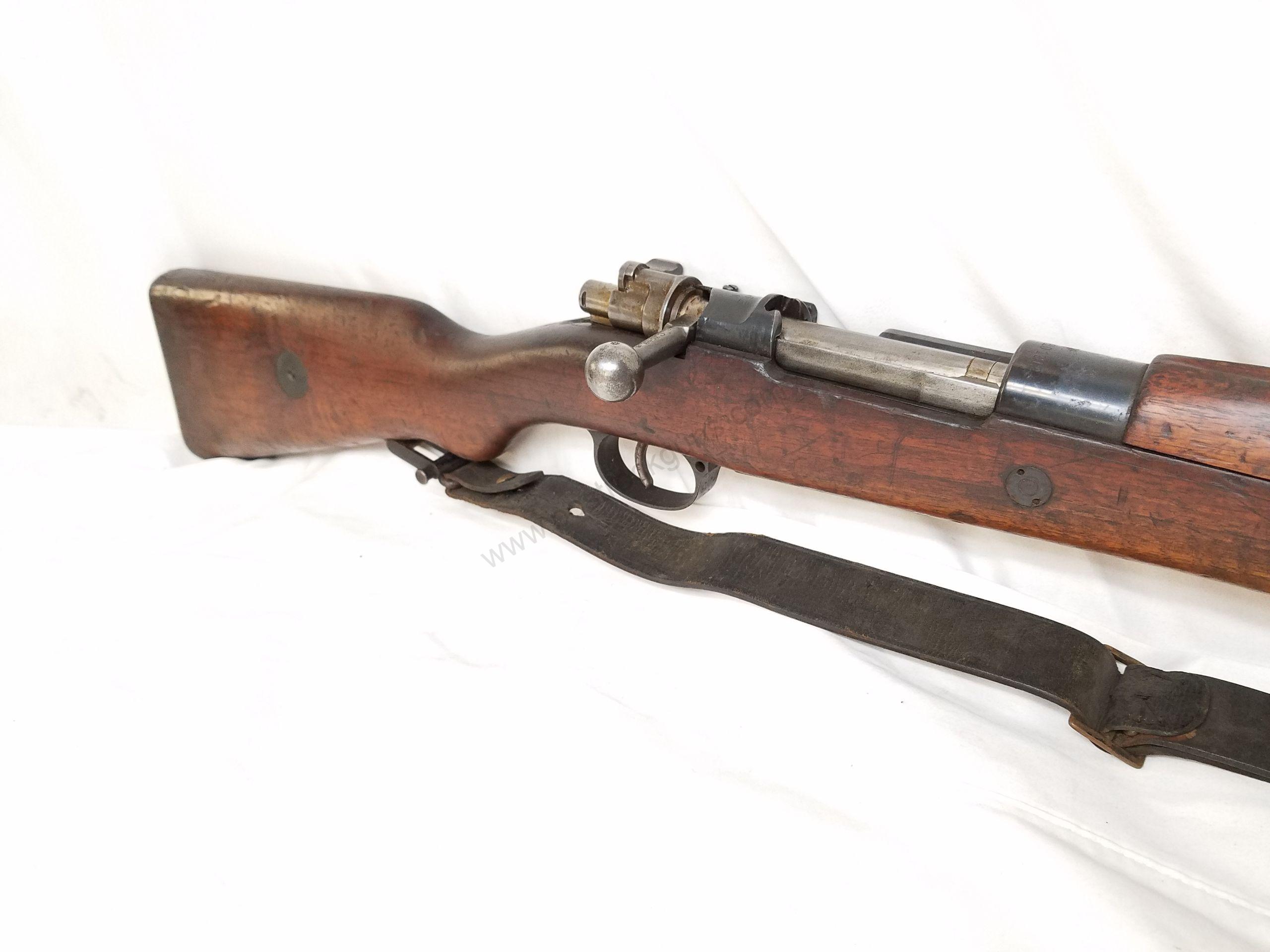 Steyr 1912 Austrian Mauser 7.62x51cal / 308 Rifle w/ Leather Sling - Image 3