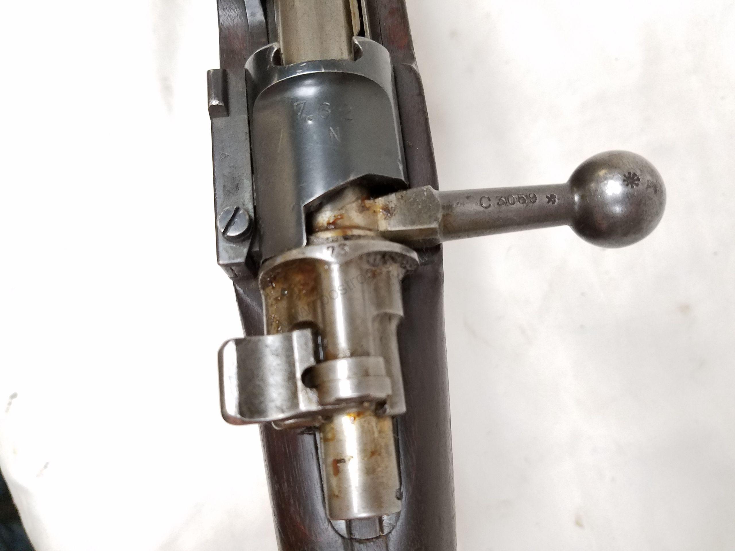 Steyr 1912 Austrian Mauser 7.62x51cal / 308 Rifle w/ Leather Sling - Image 8