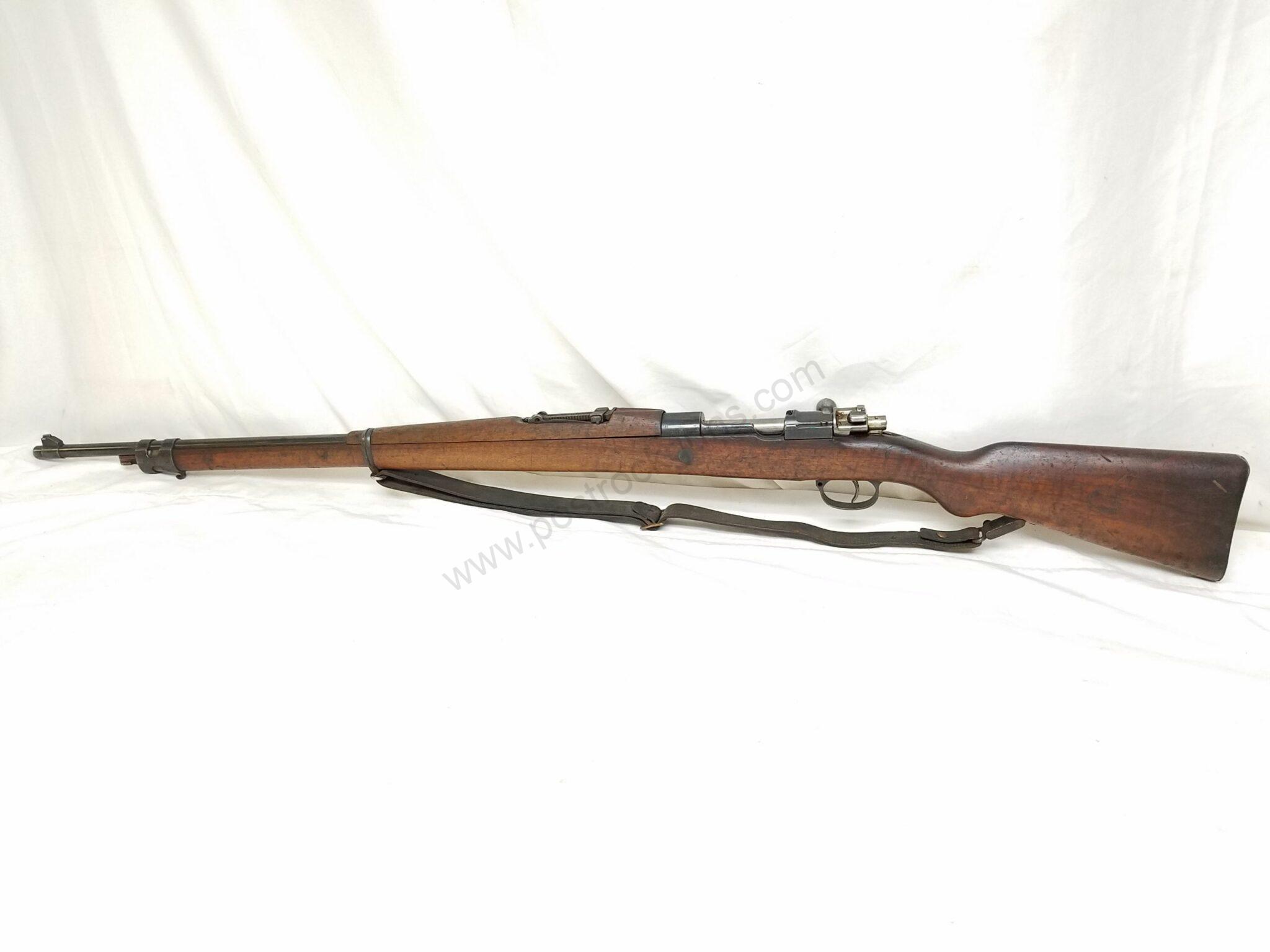 Steyr 1912 Austrian Mauser 7.62x51cal / 308 Rifle w/ Leather Sling ...