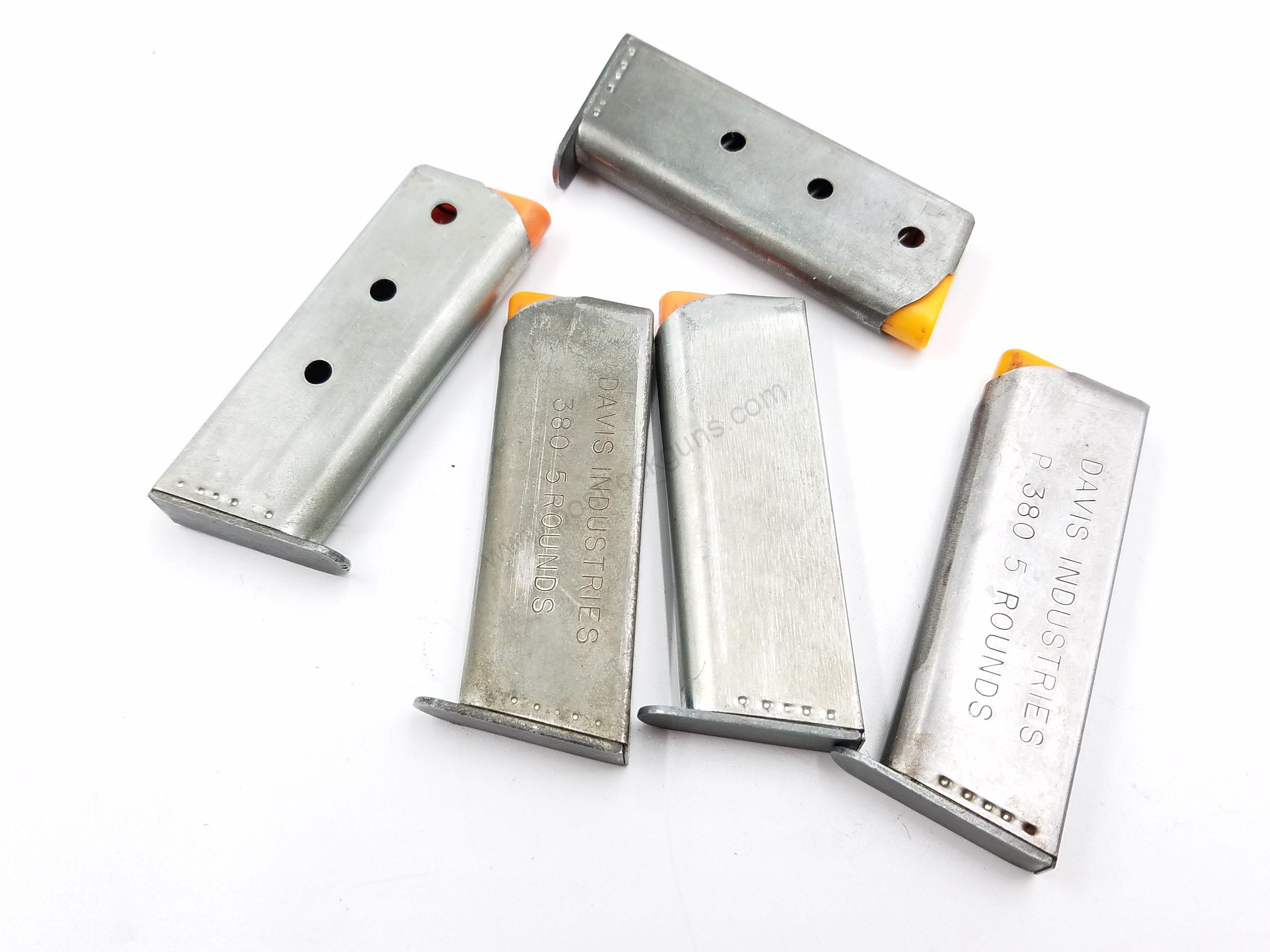 Magazines Modern Parts & Magazines 380ACP Used None Required Davis Industries