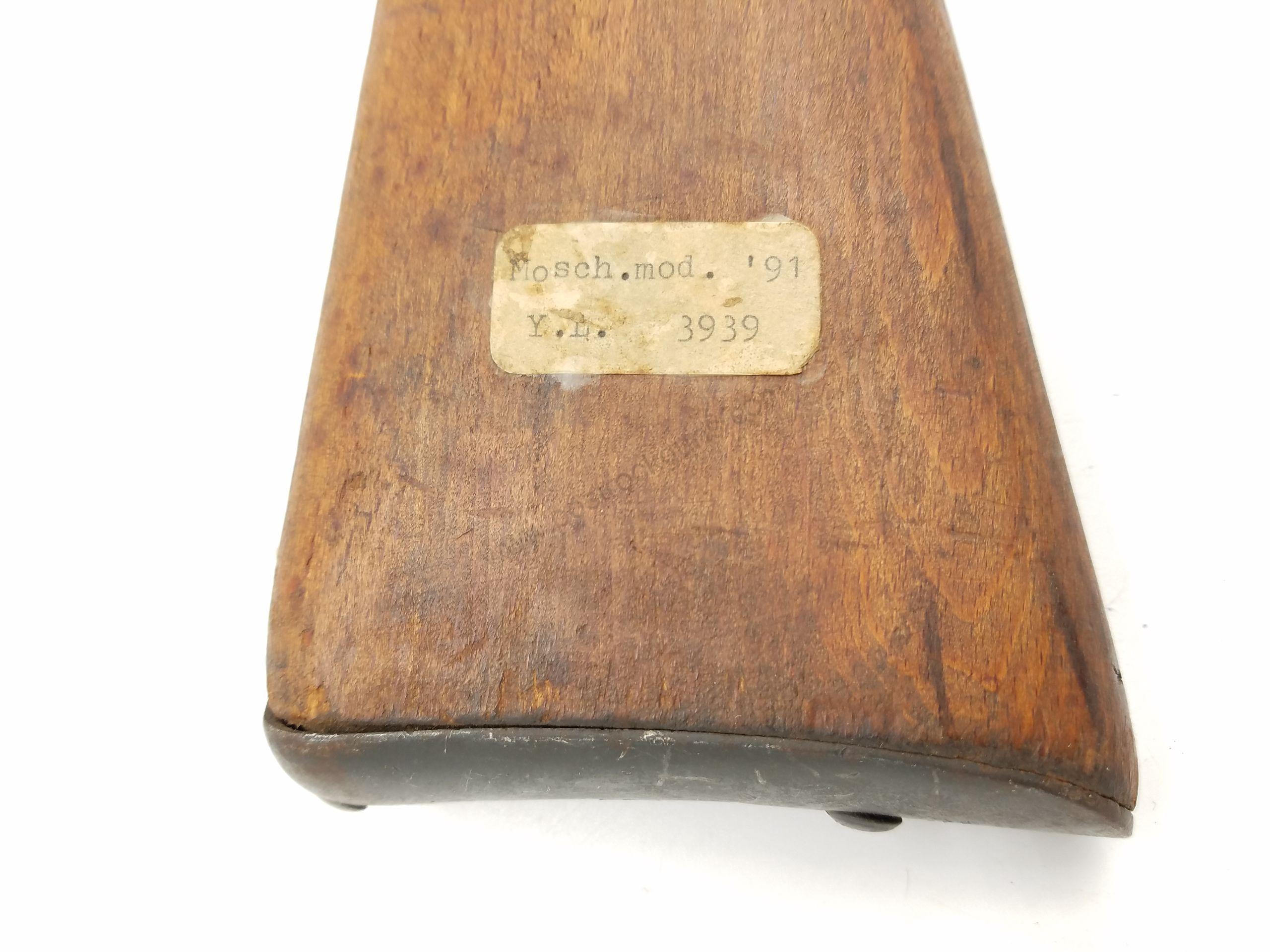 Italian FNA-B Moschetto Carcano M91 Calvary 6.5 Carcano Rifle / Carbine w/ Bayonet - Image 3