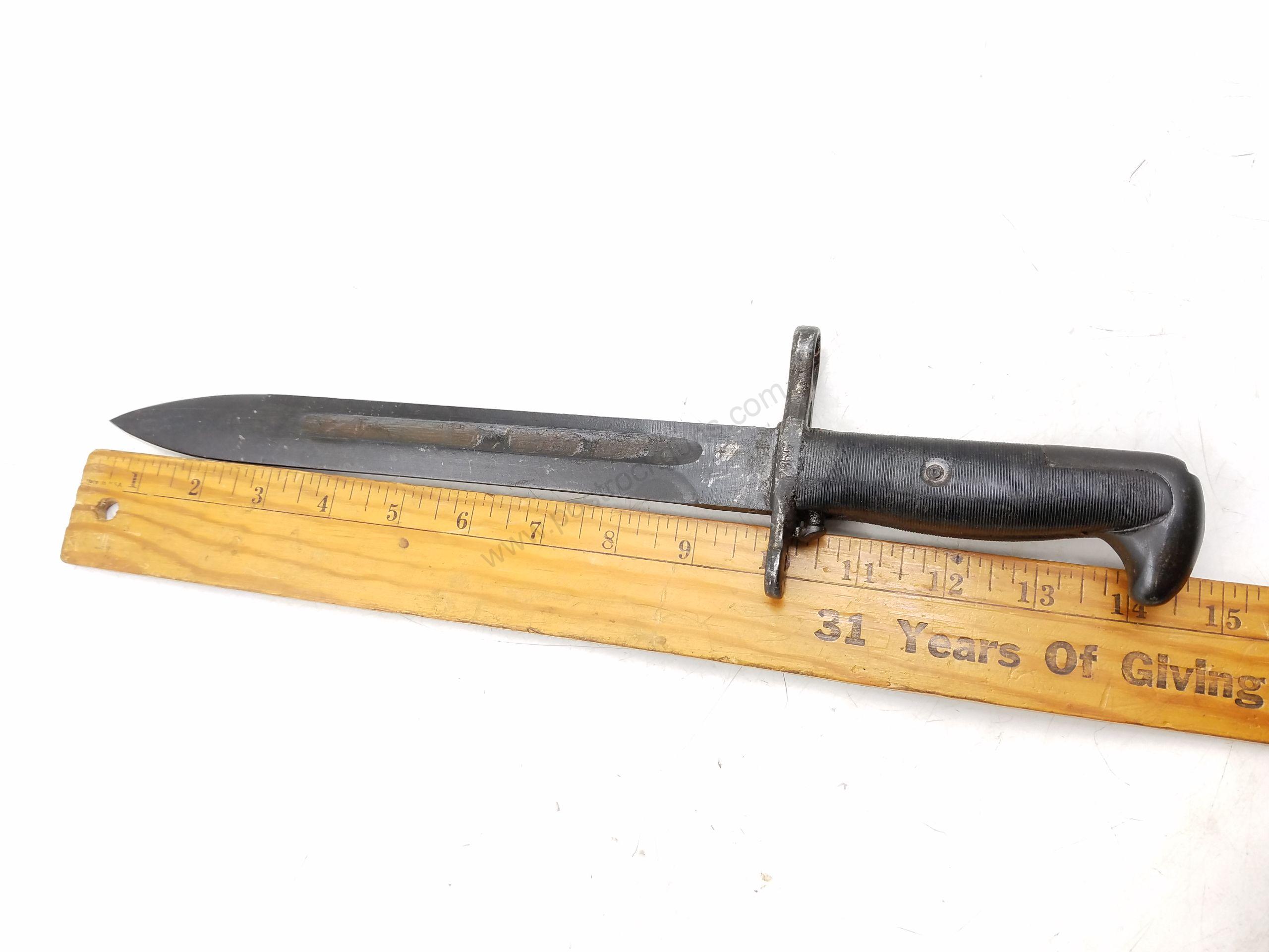 USGI 1903 03A3 M1 Garand Bayonet w/ 10-inch Blade, 14.75 inches overall - Image 12