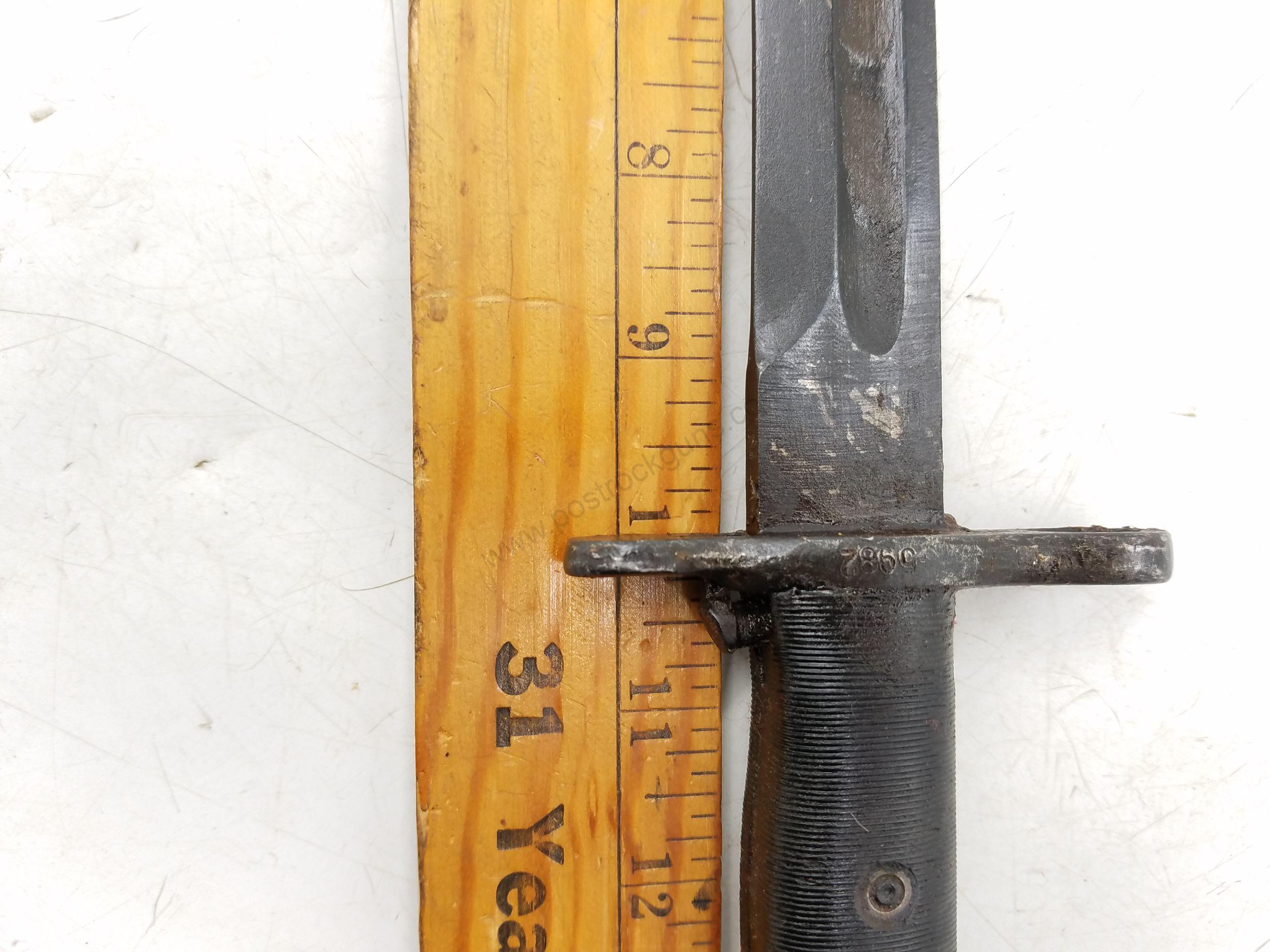 USGI 1903 03A3 M1 Garand Bayonet w/ 10-inch Blade, 14.75 inches overall - Image 13