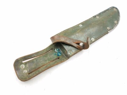 Finnish M39 Original SKY Bayonet & Green Leather Sheath - Image 13
