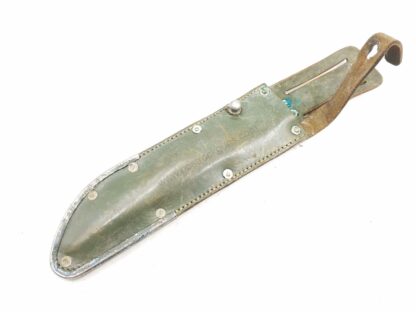 Finnish M39 Original SKY Bayonet & Green Leather Sheath - Image 14