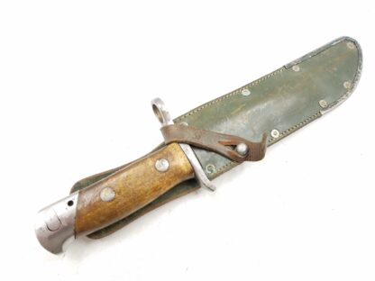 Finnish M39 Original SKY Bayonet & Green Leather Sheath - Image 18