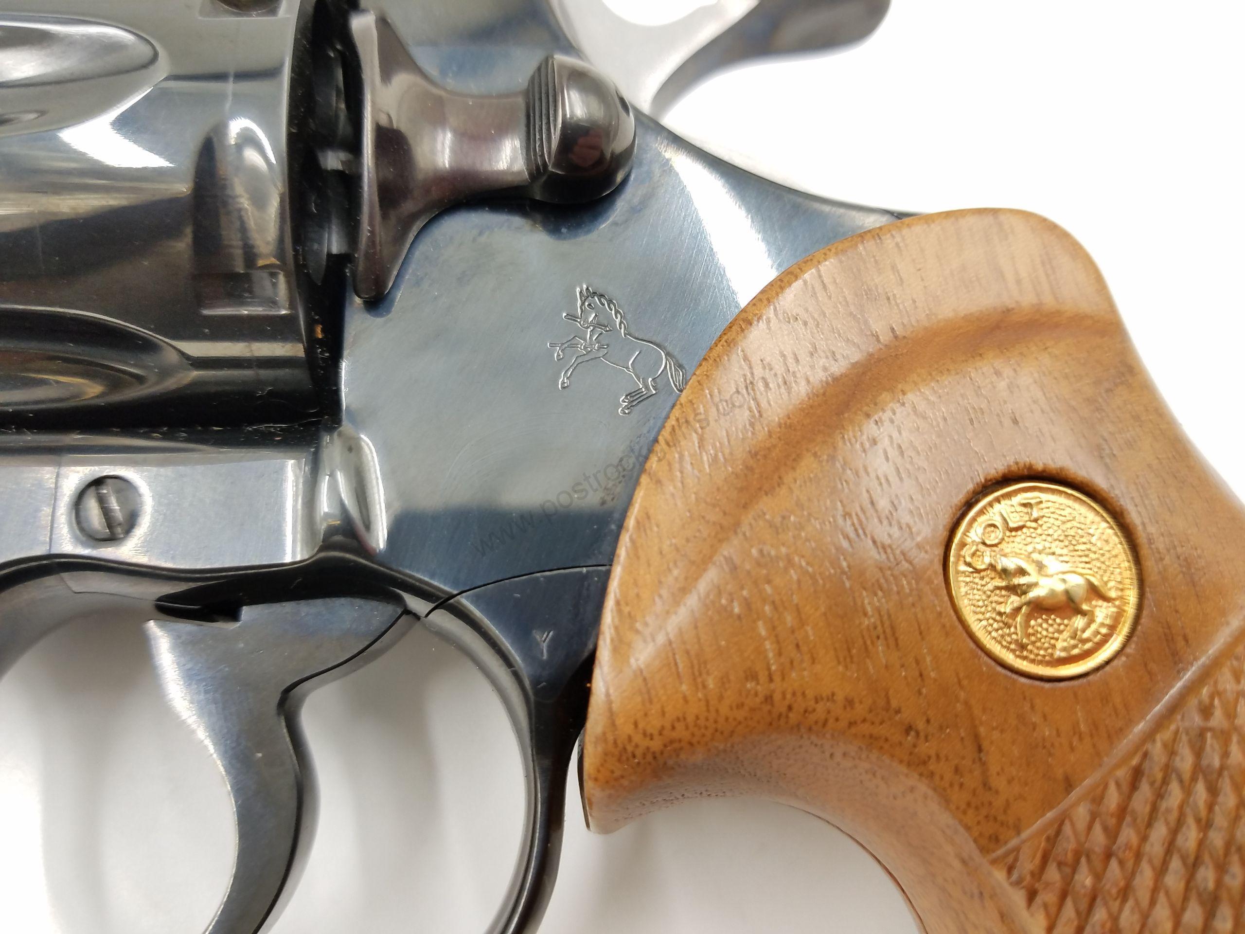 Beautiful Colt Python Export model 357 Magnum Revolver. Royal bluing. Barrel is 6 inch. - Image 30